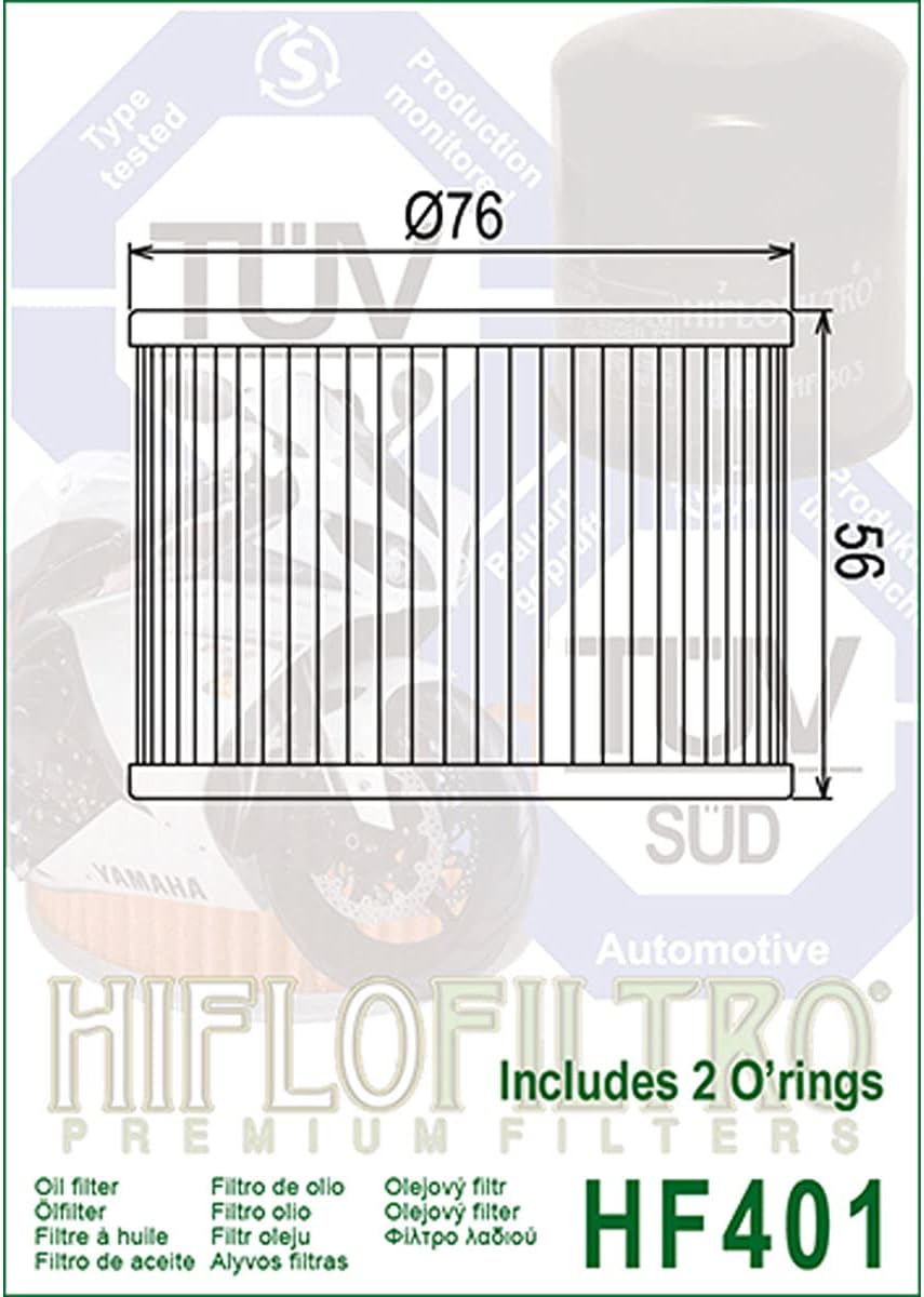 Filtro de aceite HiFlo HF401
