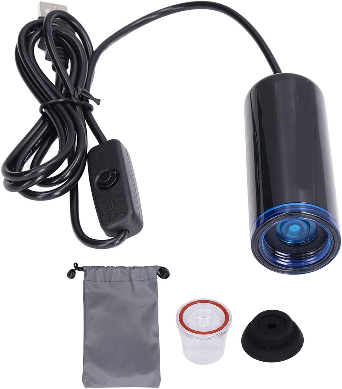 Fydun Elecc Pump – Bomba de vacío eléctrica con 2 boquillas y bolsa de almacenamiento para Tl Household Appnces