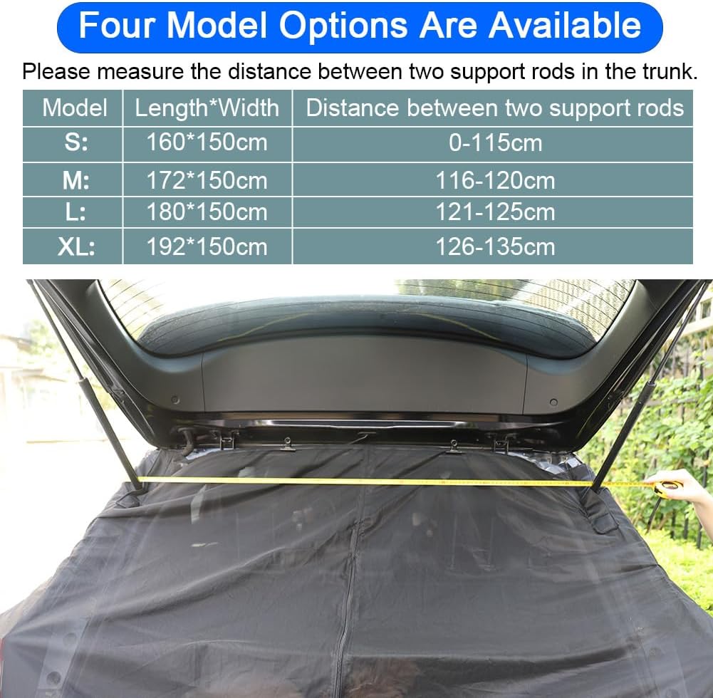 Mosquitera magnética transpirable para puerta trasera de automóvil, pantalla de malla transpirable para SUV, MPV, privacidad, protección UV,