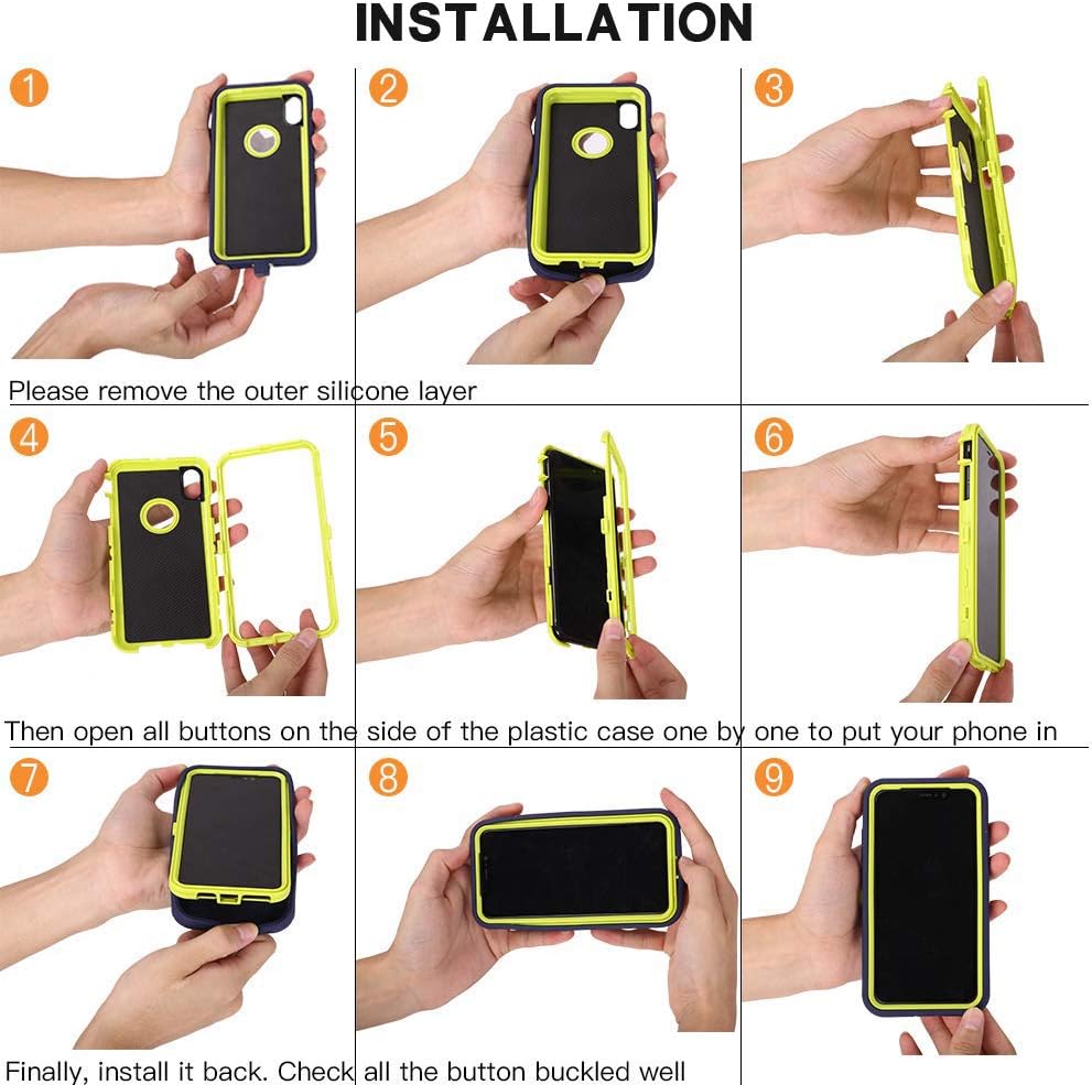 Annymall Funda para Galaxy S20 FE 5G para Samsung S20 FE 5G Funda resistente con protector de pantalla para mujeres y hombres, funda resistente a