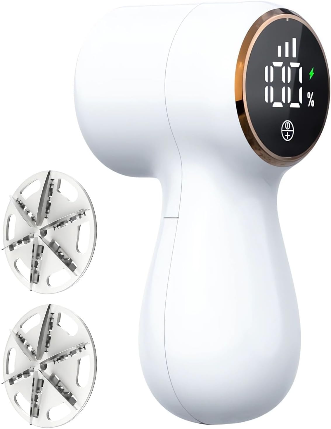 Afeitadora de tela recargable con pantalla LED, removedor eléctrico de pelusa para ropa, muebles, afeitadora de suéter eficiente de 3 velocidades