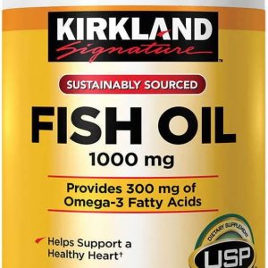 Kirkland Signature Aceite de pescado 1000 mg., 400 cápsulas blandas (paquete de 4) Kirkland Signature Aceite de pescado 1000 mg., 400 cápsulas blandas (paquete de 4)