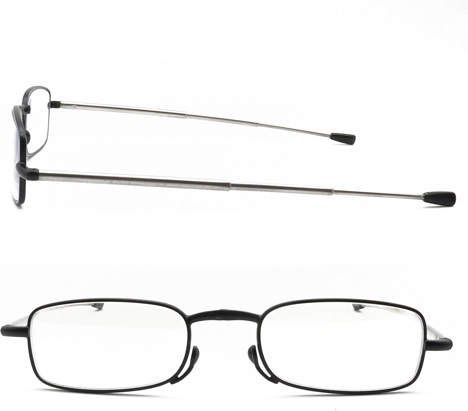 Gafas de lectura plegables – Lectores portátiles plegables para hombres y mujeres con estuche 2 pares 2.00