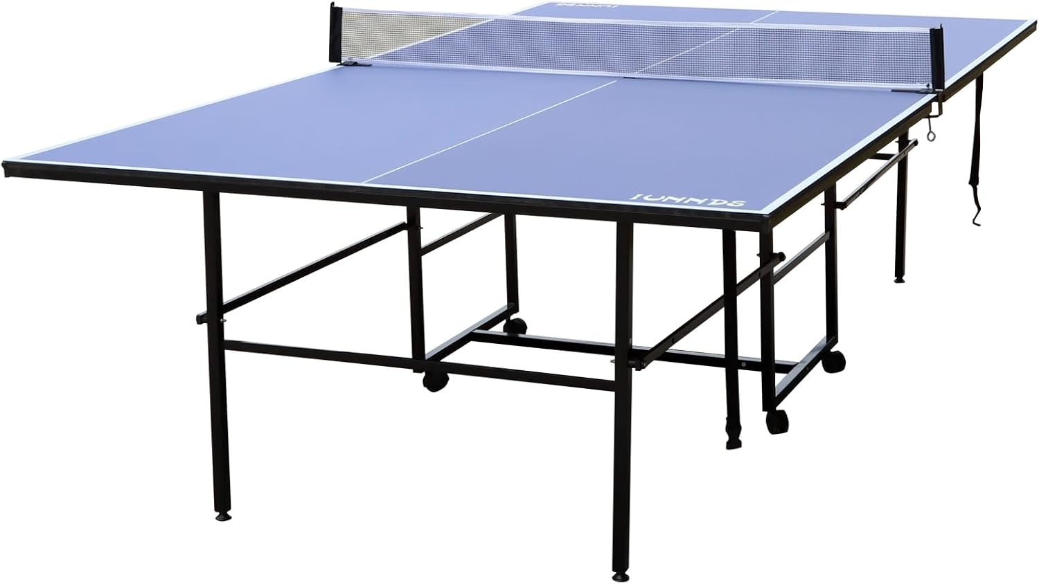 Gymflex Fitness Interior – Mesa de tenis de mesa profesional de MDF para interiores con abrazadera rápida red de ping pong (patas rectas)