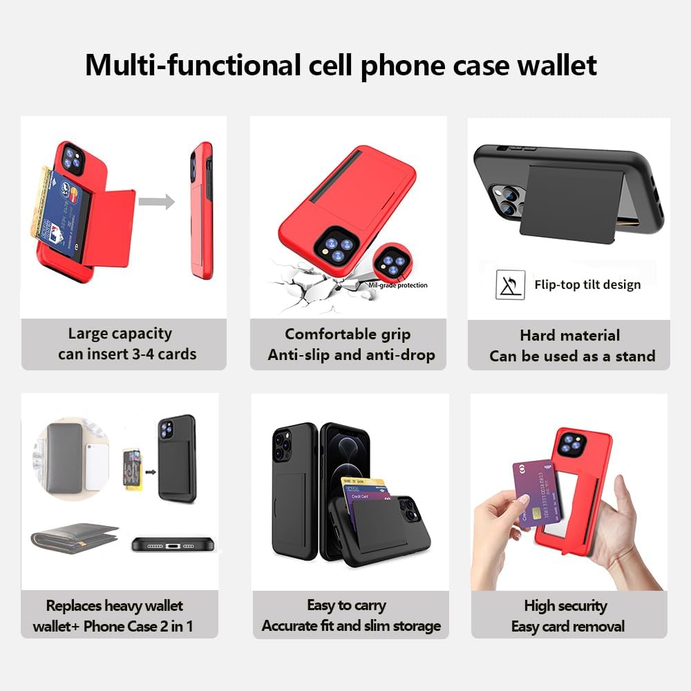 Cartera de pulsera móvil con fundas para teléfono celular, cartera térmica para celulares, cartera magnética de cuero con rastreador Esr