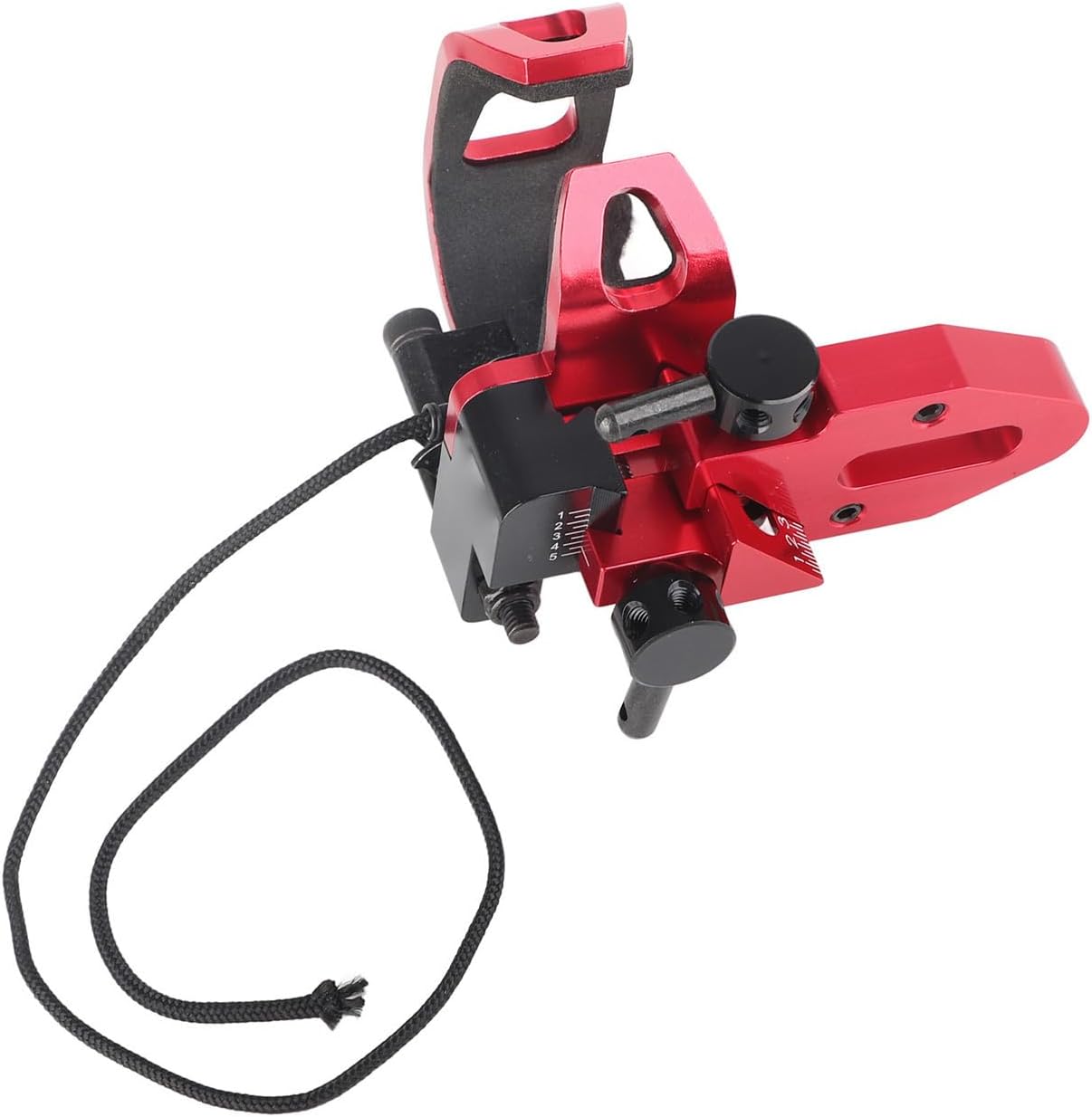 Smackdown Lockup Click Flecha Rest, Smackdown Click Rest Ajuste de 4 vías para campo de tiro con arco (rojo)
