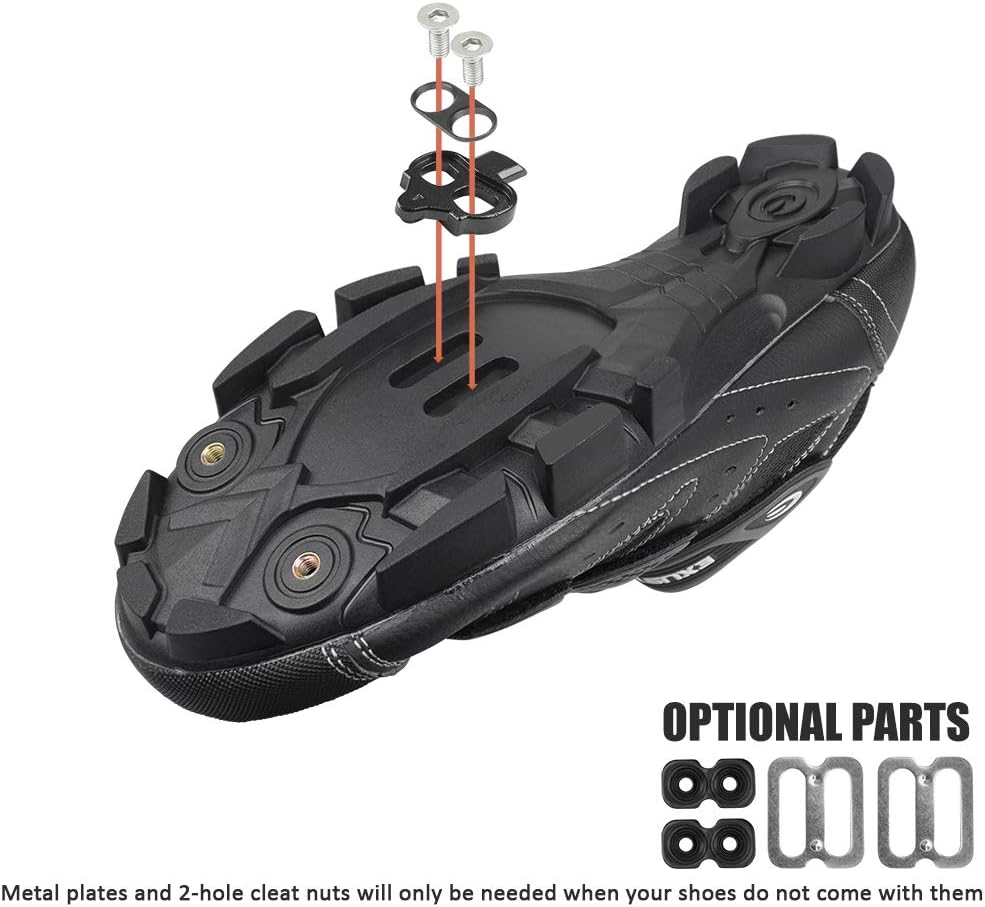 BV Tacos de bicicleta – Compatible con pedales Shimano SPD & Look X-Track para spinning, ciclismo interior y ciclismo de montaña, fácil liberación