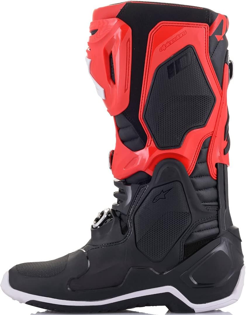 Alpinestars Botas Tech 10 unisex para adultos, color rojonegro