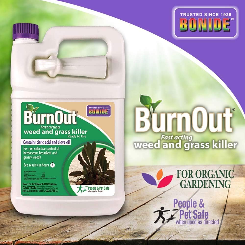 Bonide Products 7492 Burnout, herbicida de pasto y malezas listo para usar