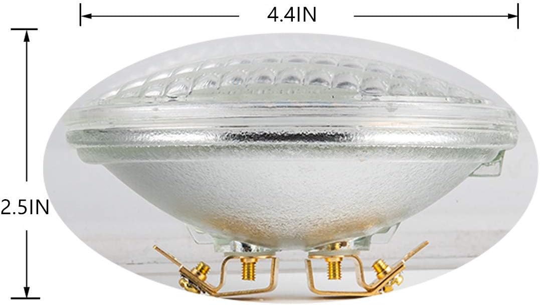 PAR36 Bombilla LED de 12 W para paisaje, 80 W, halógena de repuesto para paisaje, bombillas LED de 12 V CACC de 3000 K, luz blanca cálida, LED PAR36