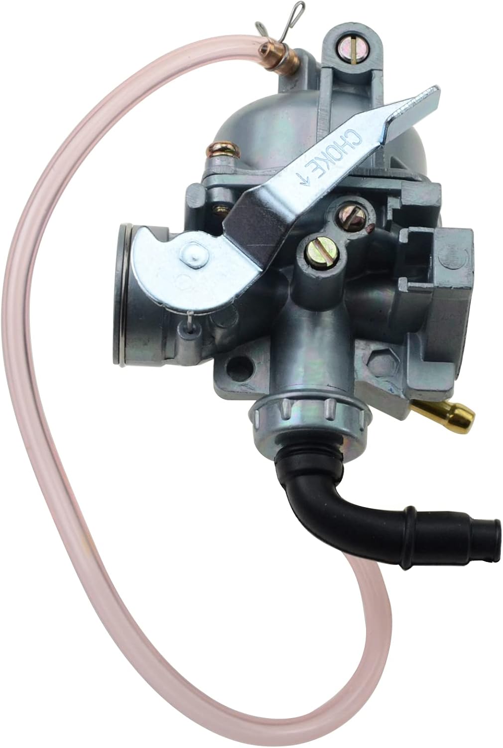 GOOFIT Carburador con estrangulador de mano de repuesto para motocicleta ATV de 60 cc