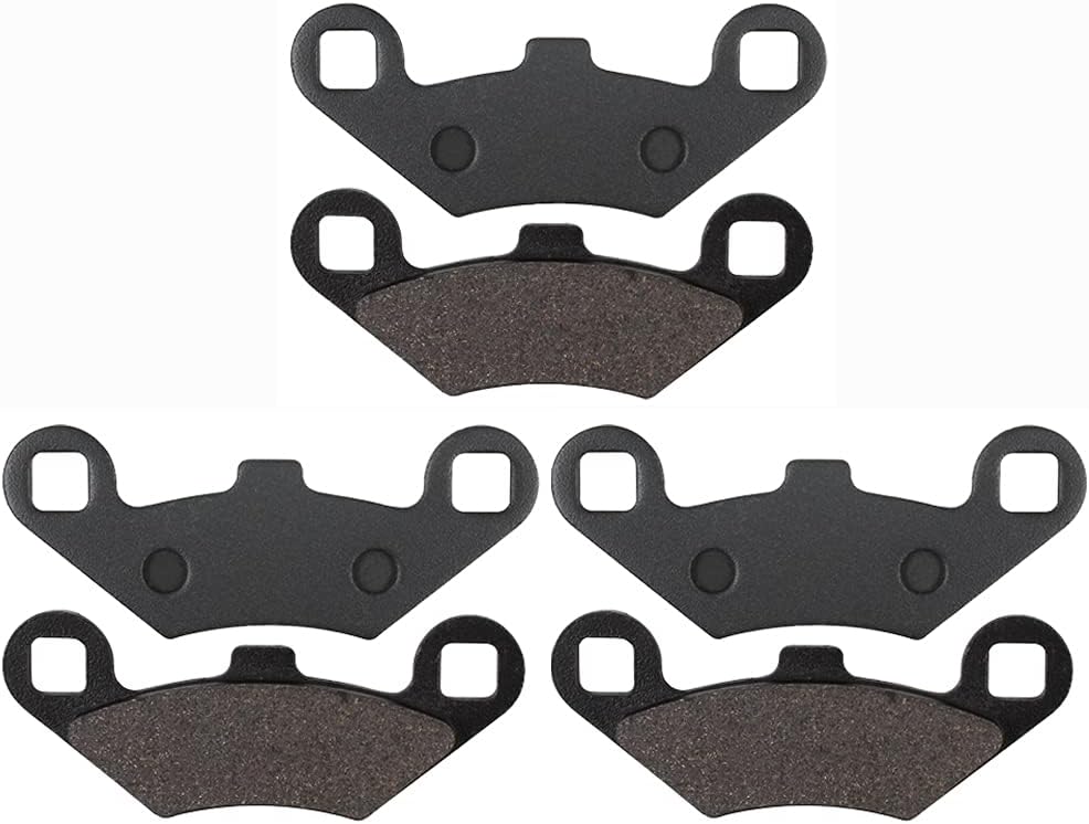 LOCOPOW 2202412 Pastillas de freno delanteras y traseras para Polaris Hawkeye 300 Predator 500 Sportsman 300 400 500 HO 800 570 Scrambler Magnum 325