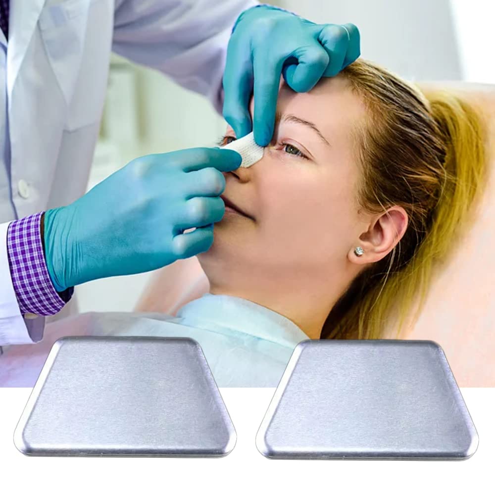Férulas nasales de aluminio, protector externo de soporte nasal para rinoplastia septoplastia Sur-Gery, fractura de soporte nasal,