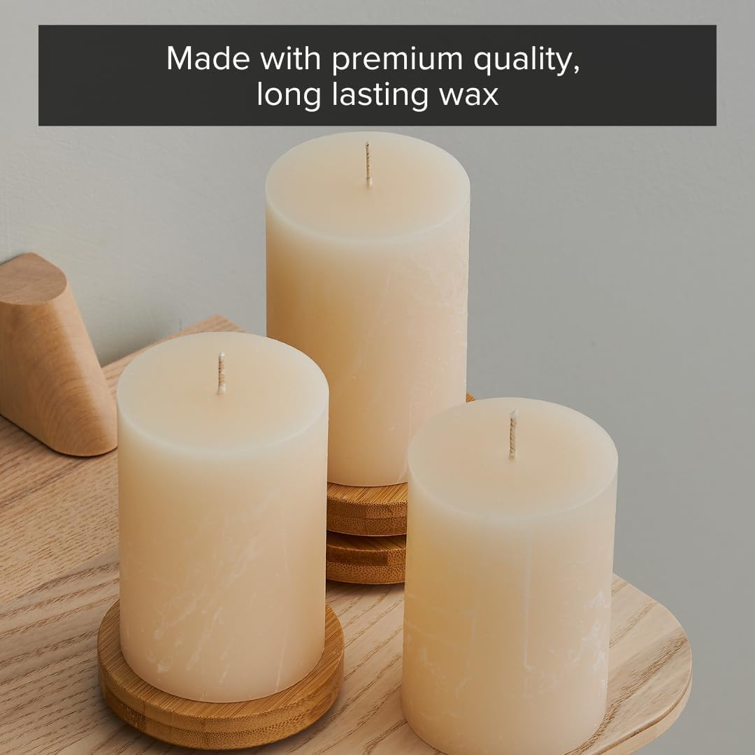 Simply Soson Velas perfumadas de 3 x 4 pulgadas, azúcar de vainilla cálida, fragancia acogedora y relajante, juego de 3 velas para decoración del