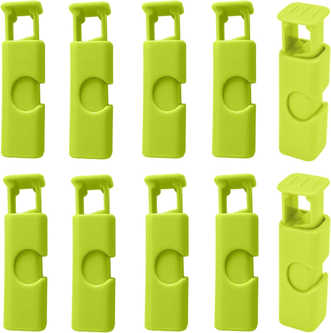 Algado 10 selladores de bolsas Gripstic, selladores de bolsas de plástico para alimentos frescos, selladores de bolsas multiusos para bolsas de