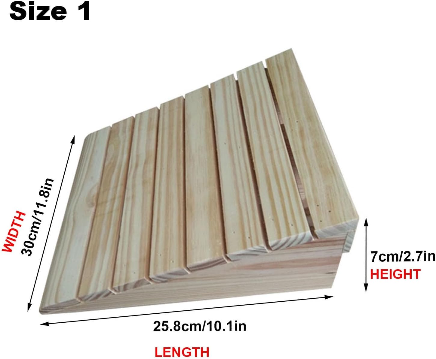 Rampa de umbral de elevación de 2 a 6 pulgadas, rampa portátil de madera para silla de ruedas, rampa de entrada de movilidad antideslizante para