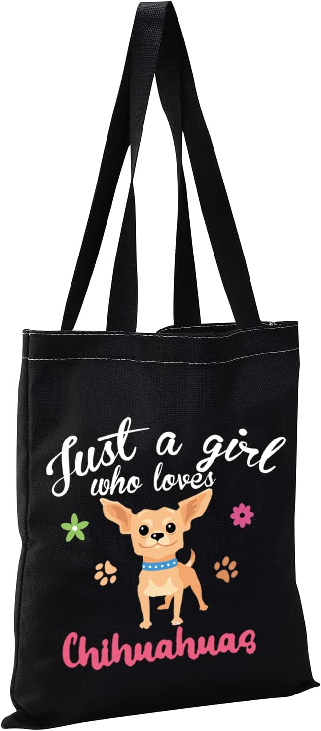 CMNIM Chihuahua Gifts – Bolsa de lona reutilizable para amantes de los chihuahuas, regalos para amantes de los chihuahuas