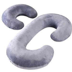 Almohadas de embarazo para dormir, almohada de cuerpo completo en forma de C para mujeres embarazadas, almohada de embarazo suave con funda de Almohadas de embarazo para dormir, almohada de cuerpo completo en forma de C para mujeres embarazadas, almohada de embarazo suave con funda de