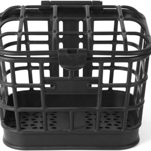 HERCHR Cesta delantera para bicicleta, tapa de gran capacidad, tapa para perro, antiextrusión, cesta de PC, cesta desmontable para manillar de HERCHR Cesta delantera para bicicleta, tapa de gran capacidad, tapa para perro, antiextrusión, cesta de PC, cesta desmontable para manillar de