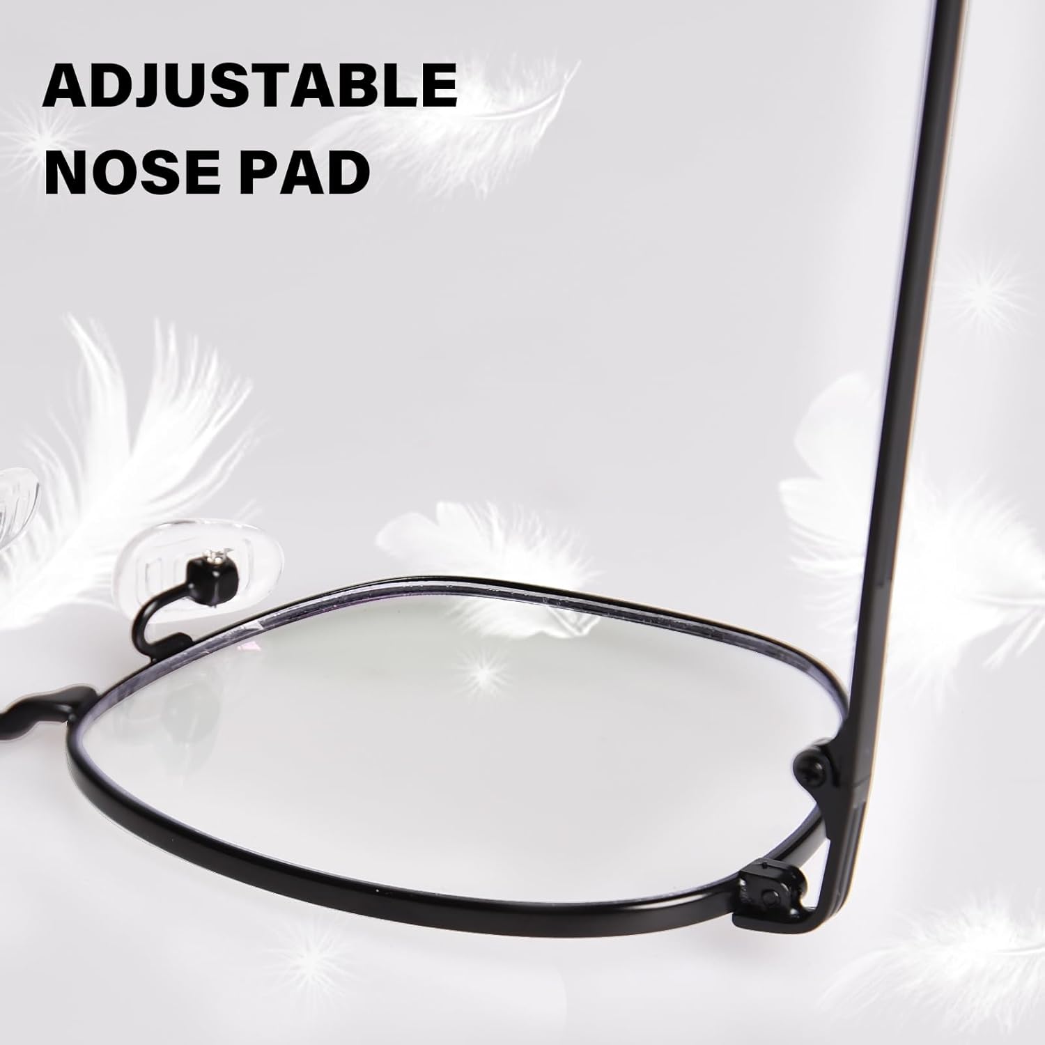 OPTOFENDY Lentes de bloqueo de luz azul de metal para mujeres y hombres, anteojos cuadrados para computadora, antifatiga ocular y protección UV