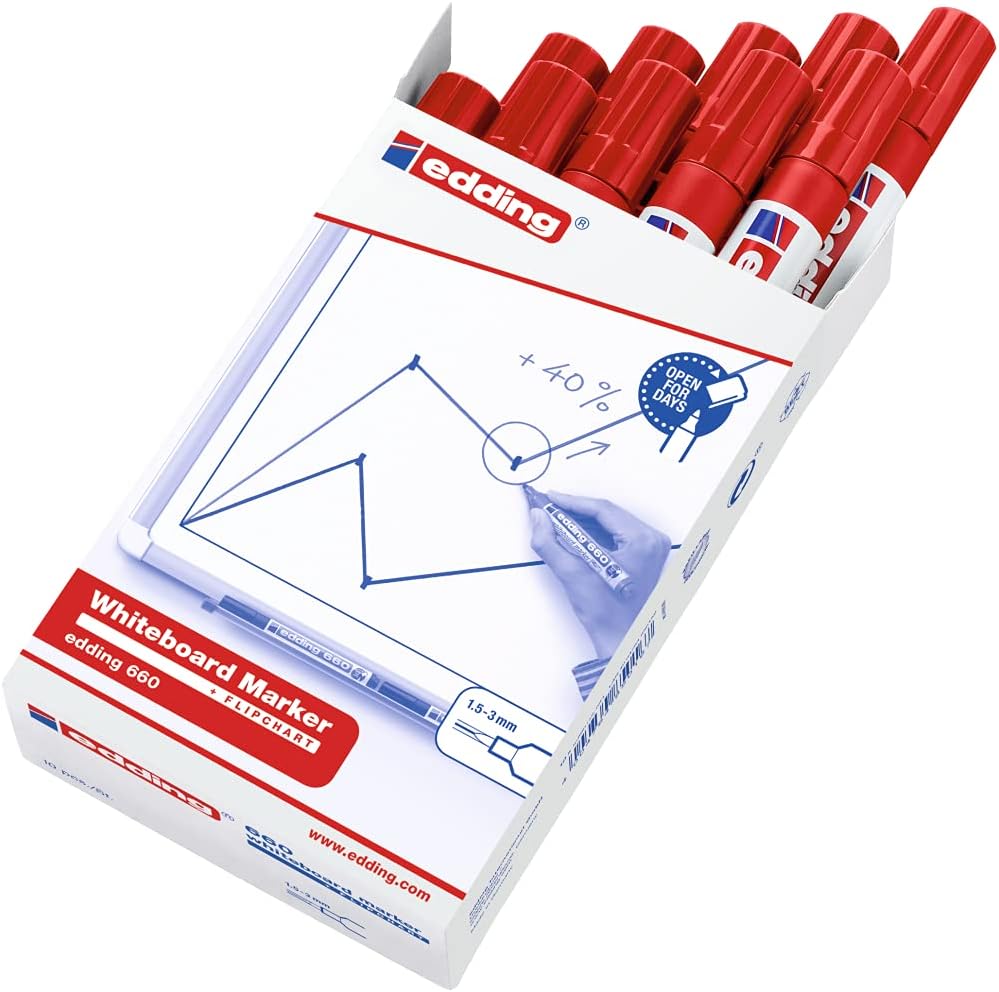 ROTULADOR PIZARRA EDDING 660 ROJO