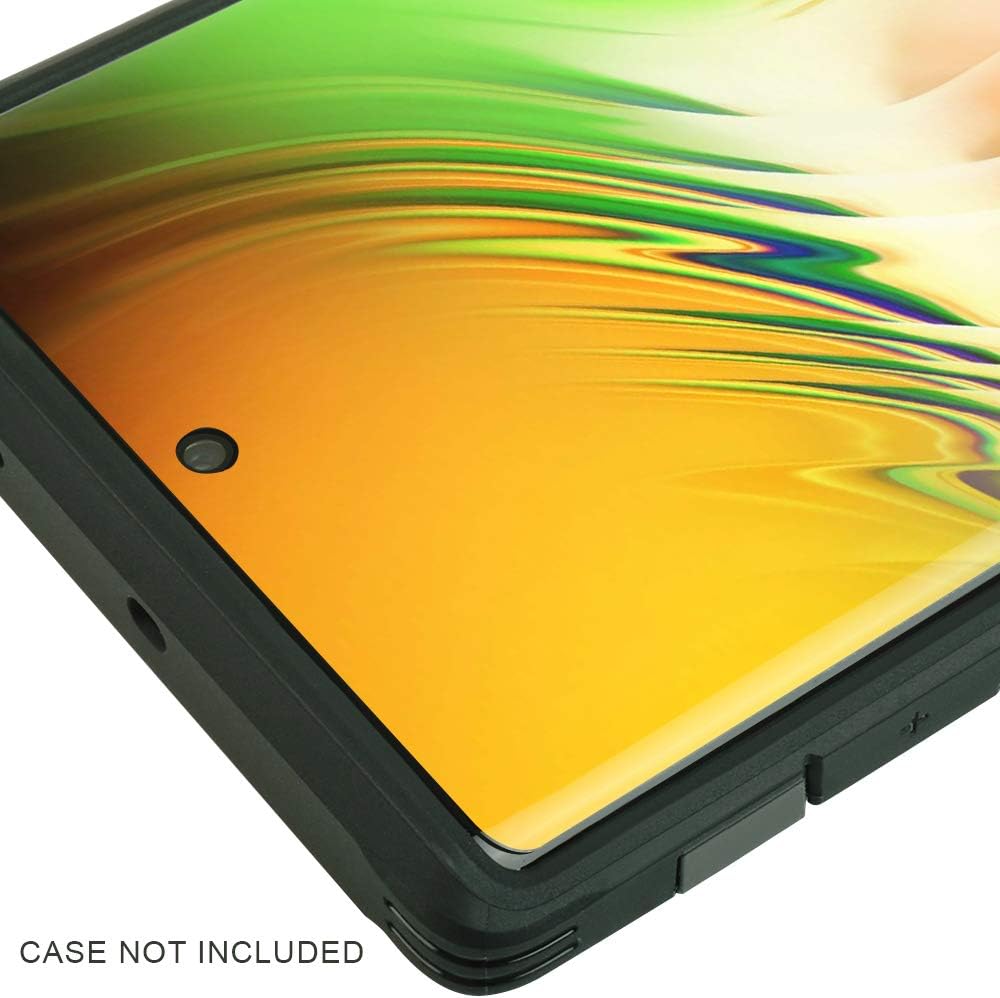 Skinomi Protector de pantalla compatible con Samsung Galaxy Note 10+ Plus (nota 10+ 5G, pantalla de 6.8 pulgadas) (2 unidades) (compatible con