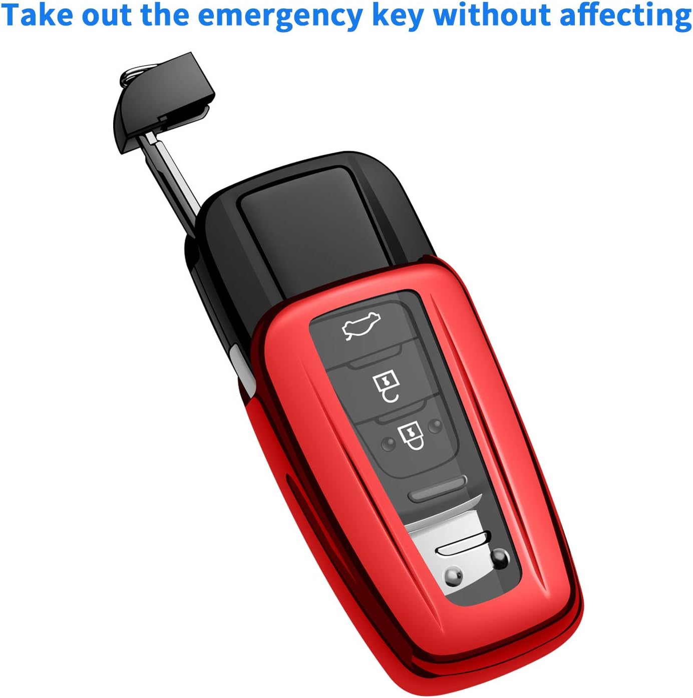 Tukellen Funda protectora especial de TPU suave para llavero de Toyota, compatible con Camry Avalon C-HR Prius Corolla GT86 Highlander RAV4 4Runner