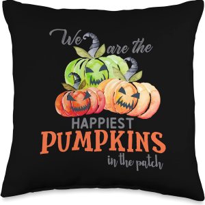 Art Halloween Ghosts Decorations Helloween Party Happiest Pumpkin in Patch Happy Halloween Shirts for Women Throw Pillow, 16×16, Multicolor Art Halloween Ghosts Decorations Helloween Party Happiest Pumpkin in Patch Happy Halloween Shirts for Women Throw Pillow, 16×16, Multicolor