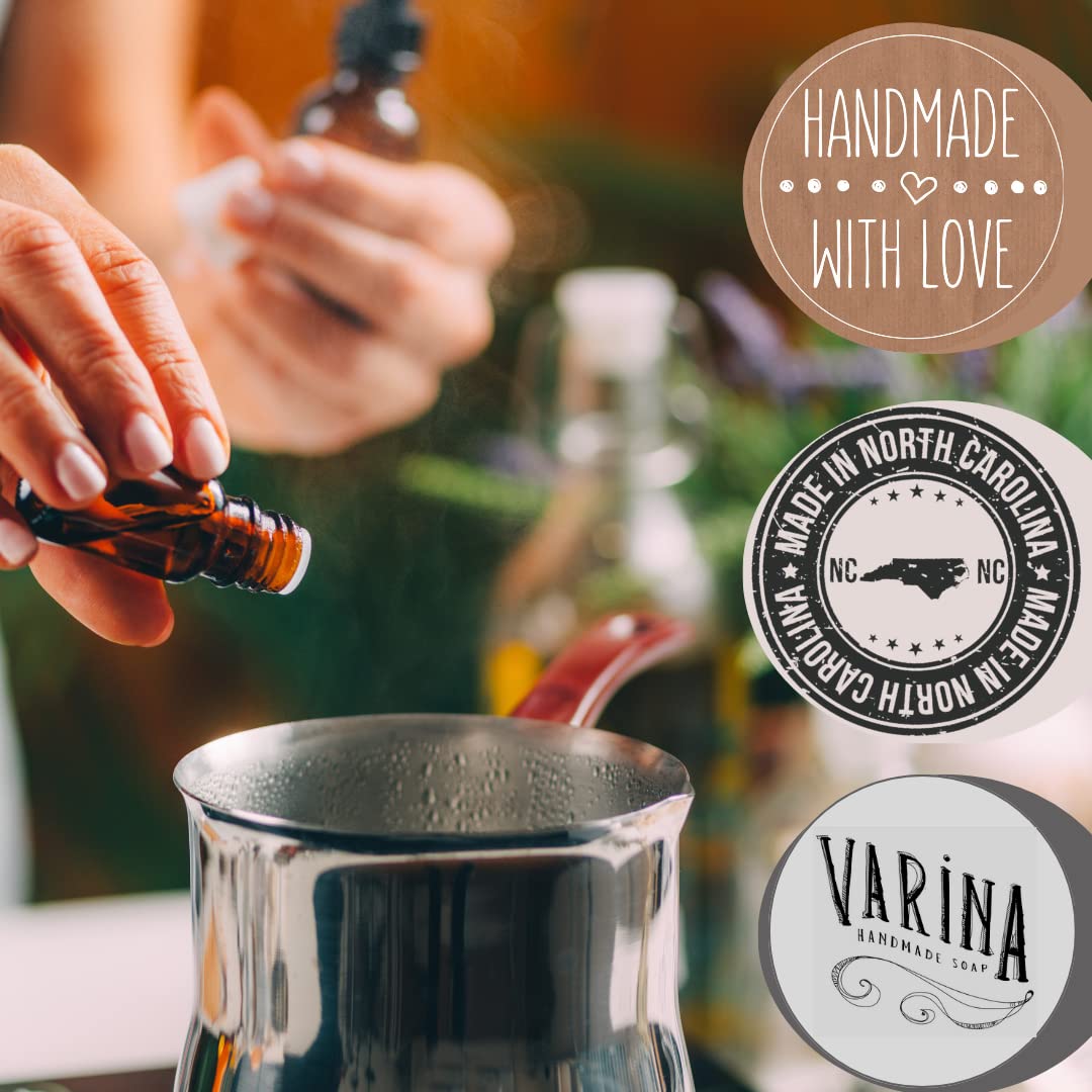 Varina Jabón en barra Natural Monkey Farts – Limpieza suave para pieles sensibles, afrutado – Paquete de 3 – Experimenta una piel sana y brillante