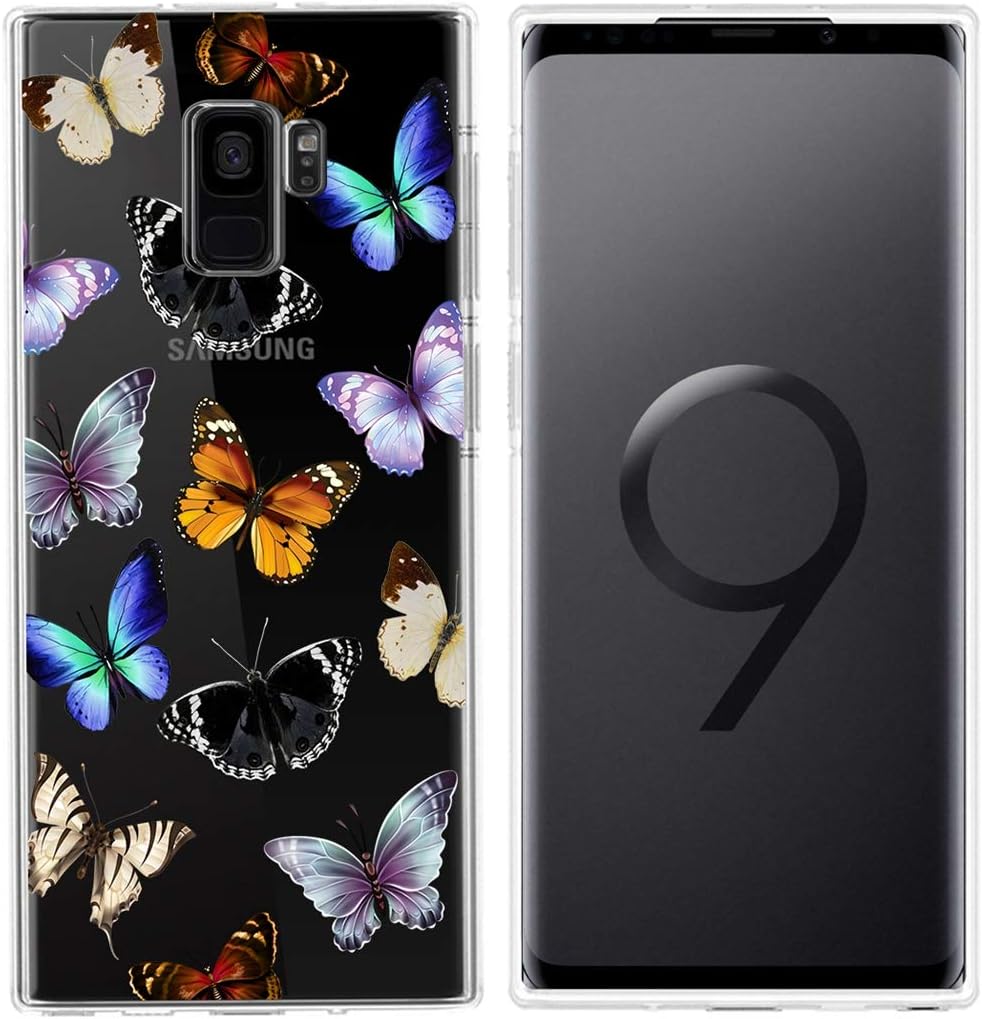 Yerebel Funda para Galaxy S9, funda para Samsung S9, funda transparente y flexible de TPU de silicona suave de goma suave para Samsung Galaxy S9
