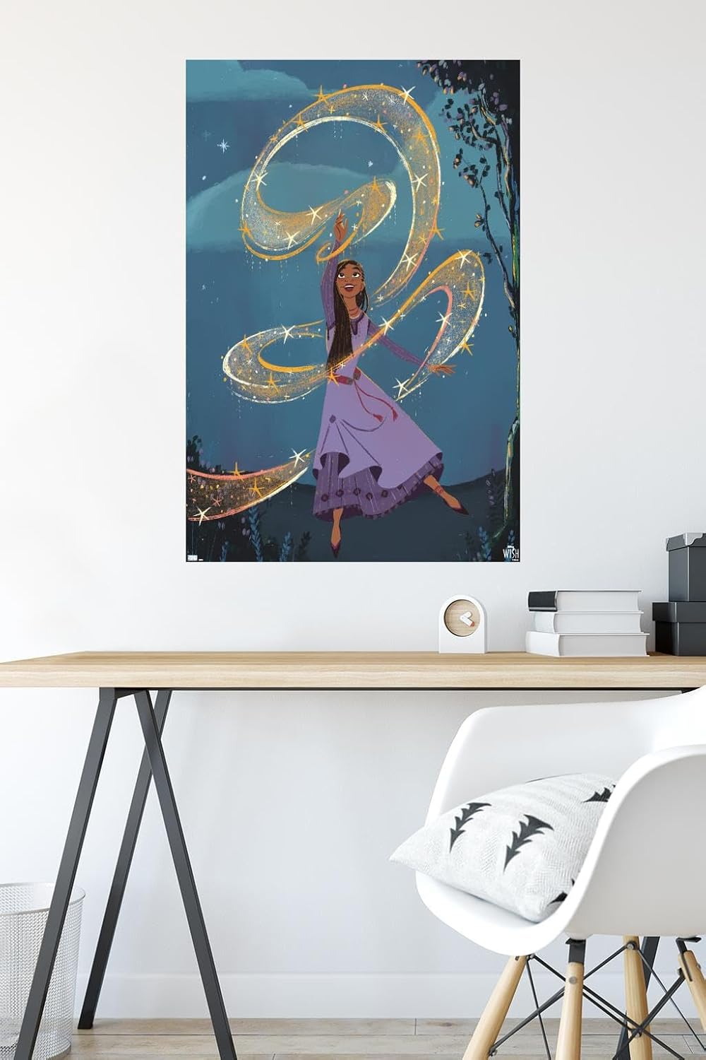Trends International Disney Wish – Póster de collage 6 (Asha) para pared