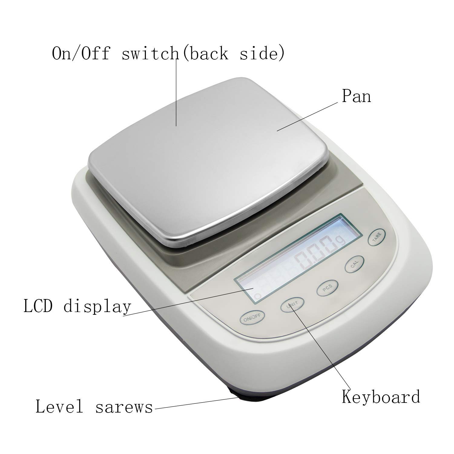 CGOLDENWALL TDA2 – Básculas de joyería de laboratorio analítico digital de alta precisión, básculas de joyería de laboratorio analítico, básculas