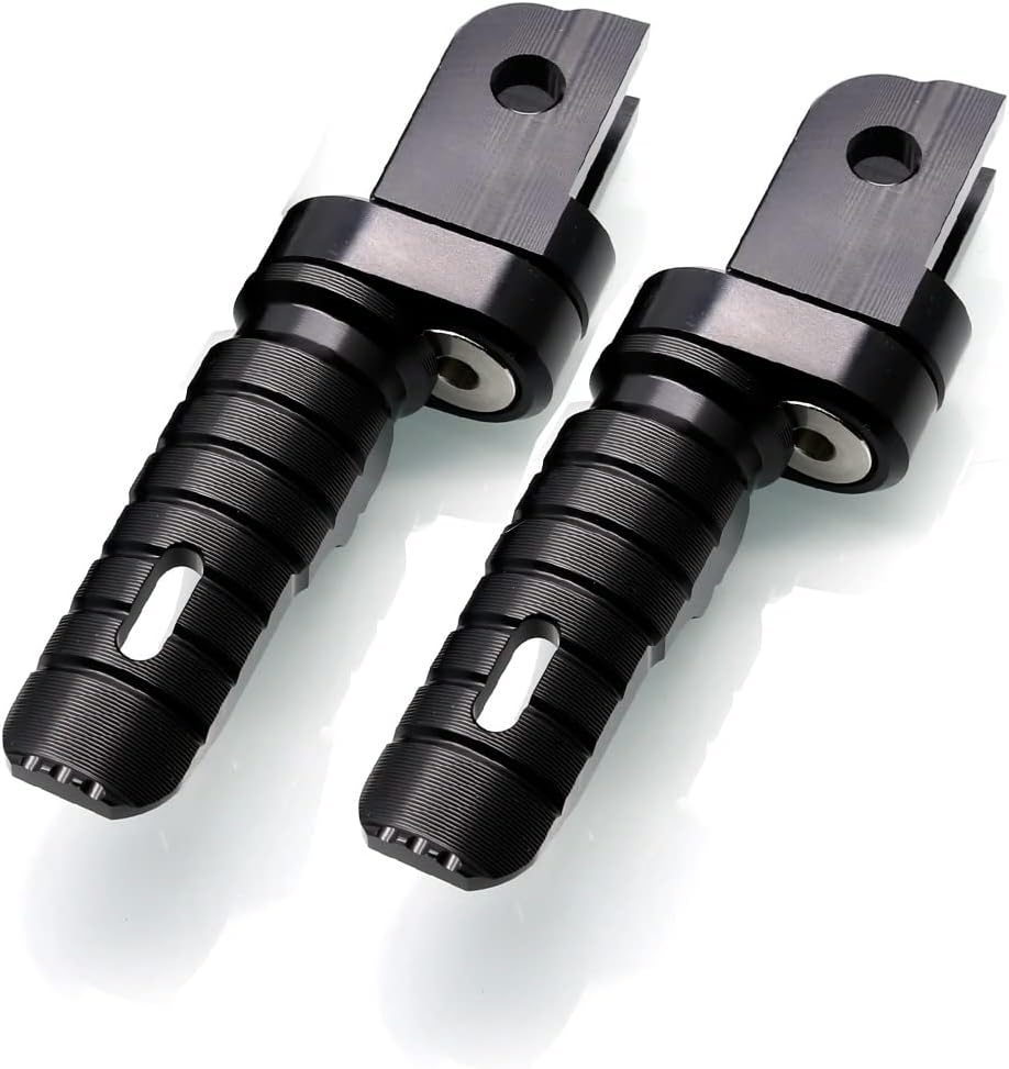 MZS Estriberas para motocicleta, 360 Roating Rider Pedal de descanso negro CNC compatible con F900R  F900XR  R nine T  R nine T ScramblerPure