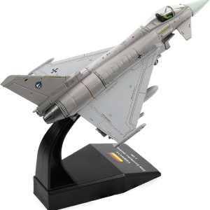 1100 Eurofighter Typhoon EF-2000 German Jet Fighter Modelo de avión fundido a presión para colección de exhibición o regalo 1100 Eurofighter Typhoon EF-2000 German Jet Fighter Modelo de avión fundido a presión para colección de exhibición o regalo