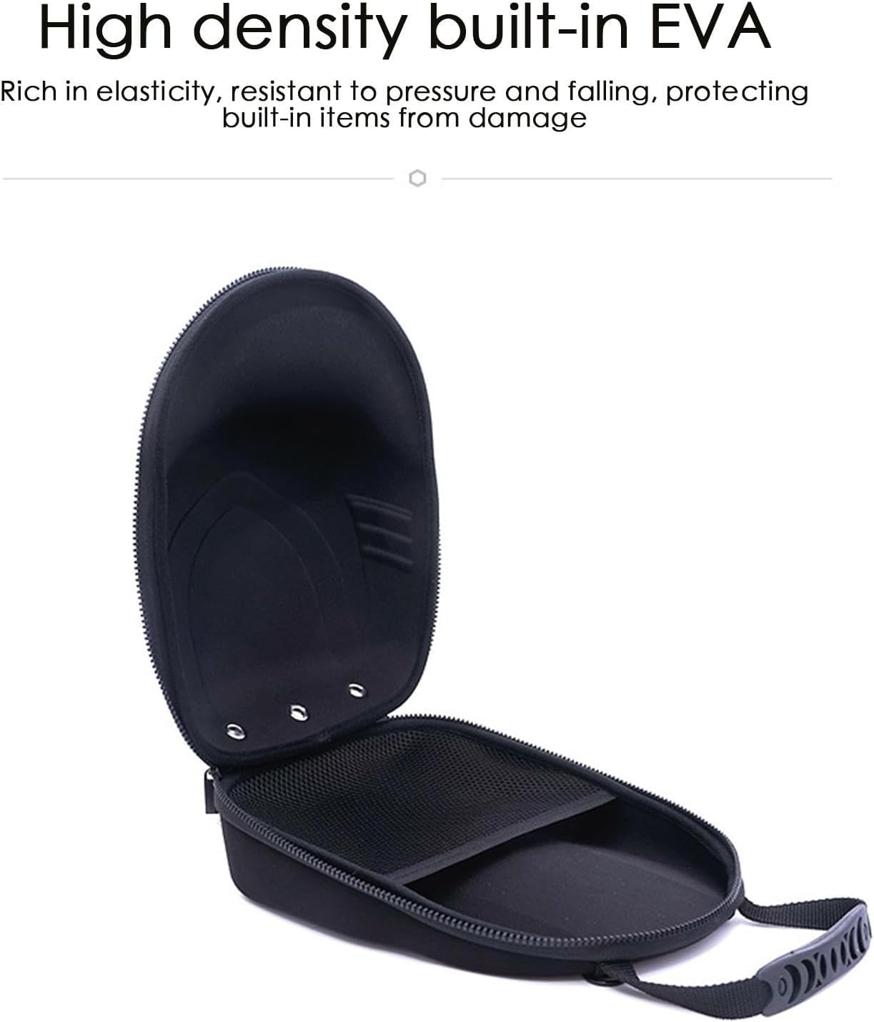 ISCORK Travel Hat Case, EVA Waterproof Hard Case – Storage Case for Baseball Caps with Shoulder Strap and Carabiner, Organizer Box