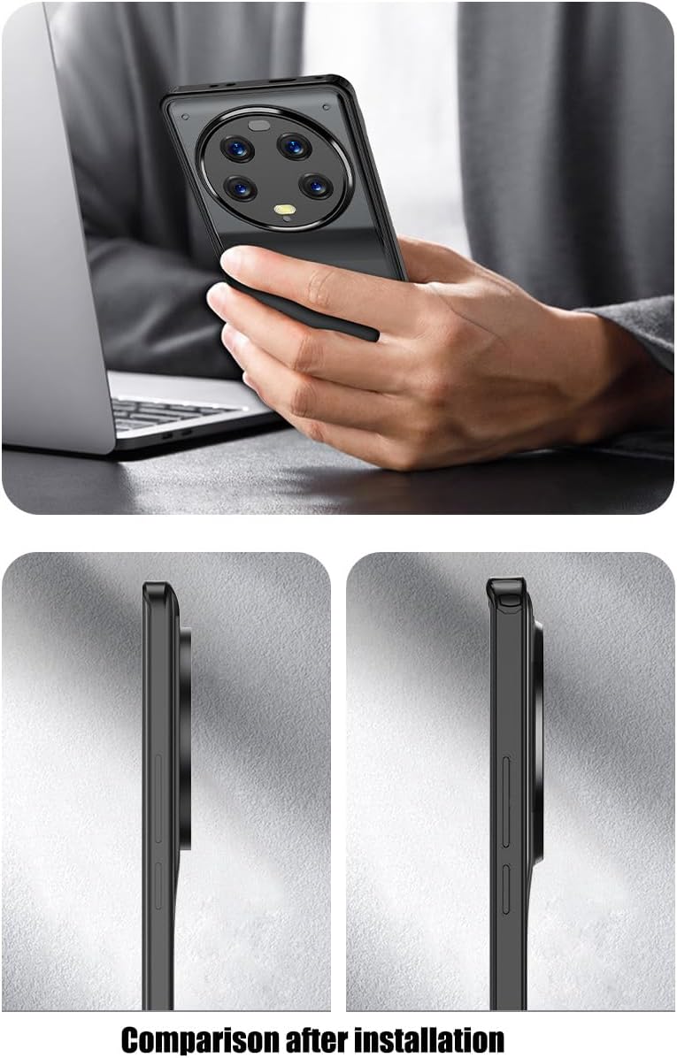 MingWei Xiaomi 13 Ultra Case Clear Soft TPU Absorción de impactos Funda protectora híbrida delgada y ligera a prueba de golpes compatible con Xiaomi