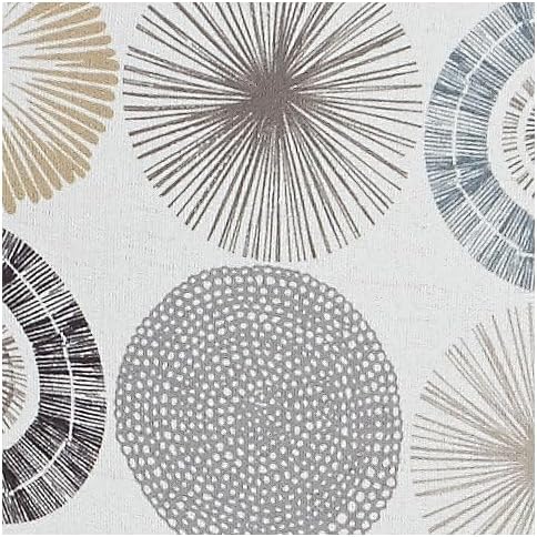 Signature Design by Ashley Triptis Silla decorativa casual sin brazos, color crema con patrón de rayos de sol