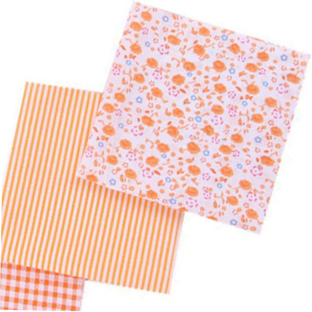 2 paquetes de tela de lino para ropa, tela de punto para manualidades, tela de lino impresa, cuartos de tela gruesos, cuadrados de acolchado