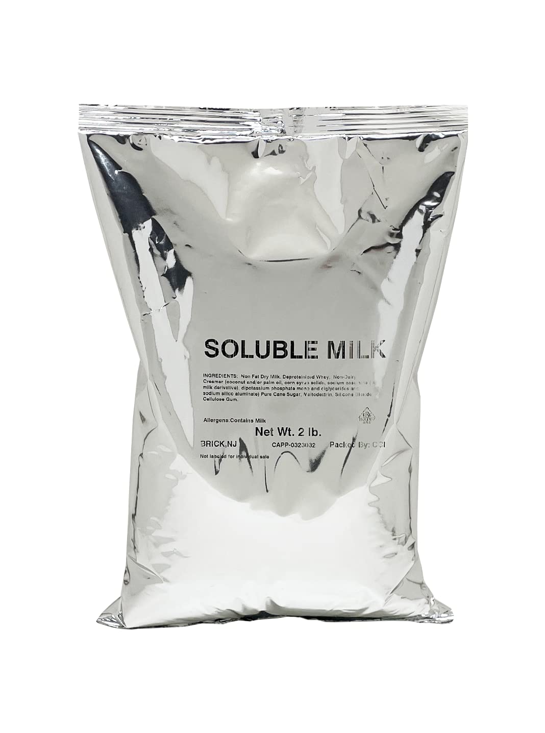 Brickhouse Cobertura de leche espumosa (leche soluble), bolsas de 62 lb
