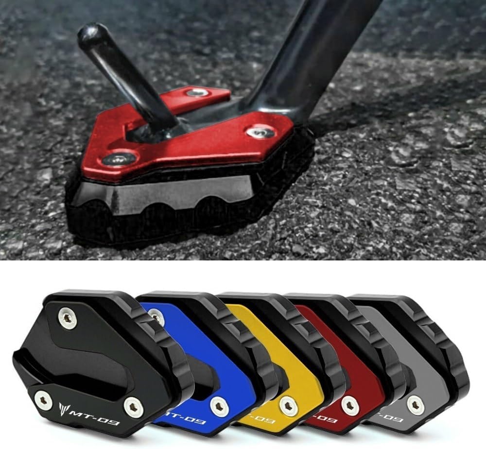 Motorcycle Side Stand pad Motorcycle Kickstand Motorcycle Side Stand Enlarge Extension for Y&AMAHA MT-09 MT 09 MT09 Tracer XSR900 XSR 900 Tracer