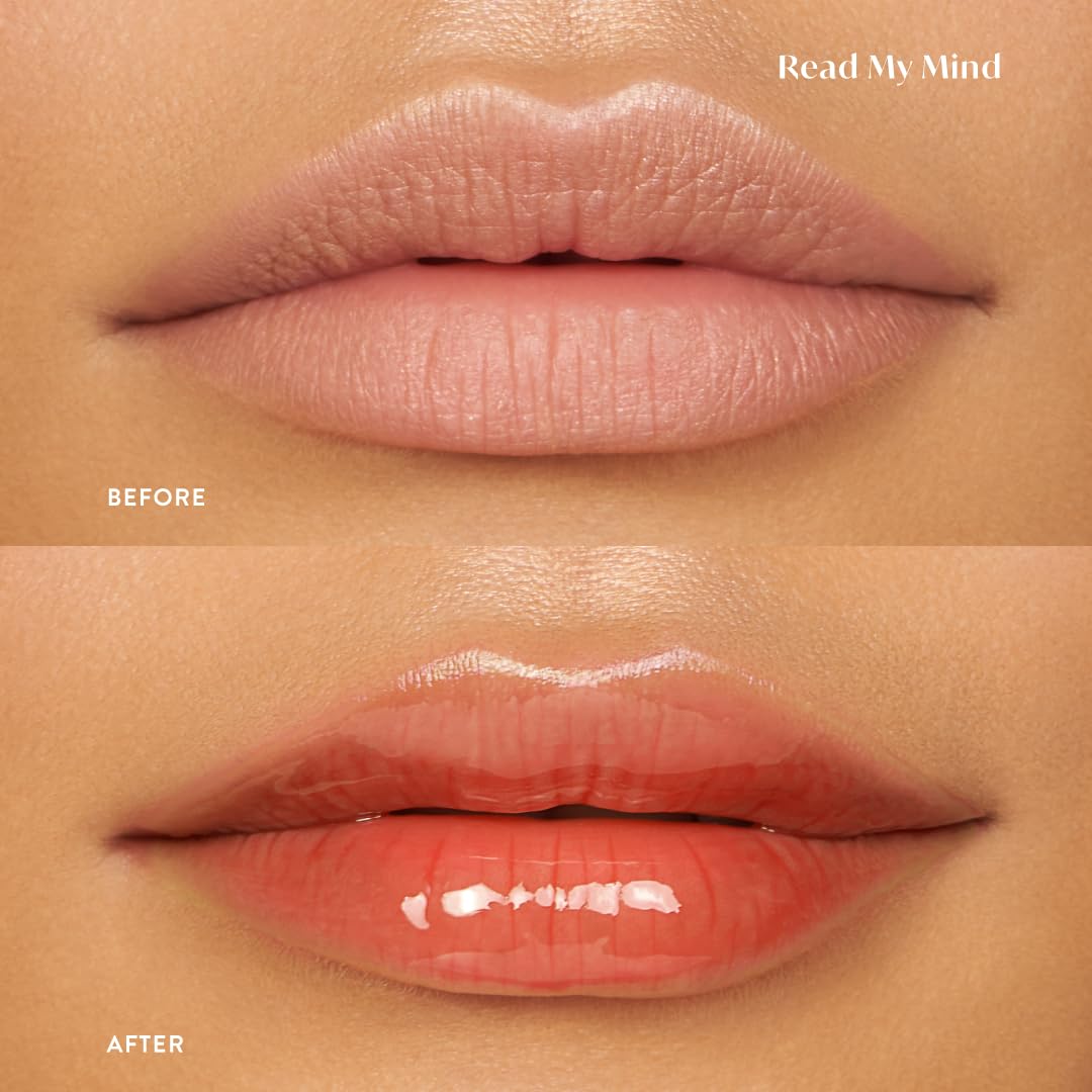 Poppi Cosmetics Dreamy Gleamy – Aceite labial tintado, hidratante, brillante, libre de crueldad, vegano, hidratante, brillo labial tintado no