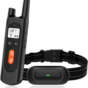 NVK Collar de choque, collar de entrenamiento para perros con control remoto para perros medianos y grandes, collar de choque recargable con choque, NVK Collar de choque, collar de entrenamiento para perros con control remoto para perros medianos y grandes, collar de choque recargable con choque,