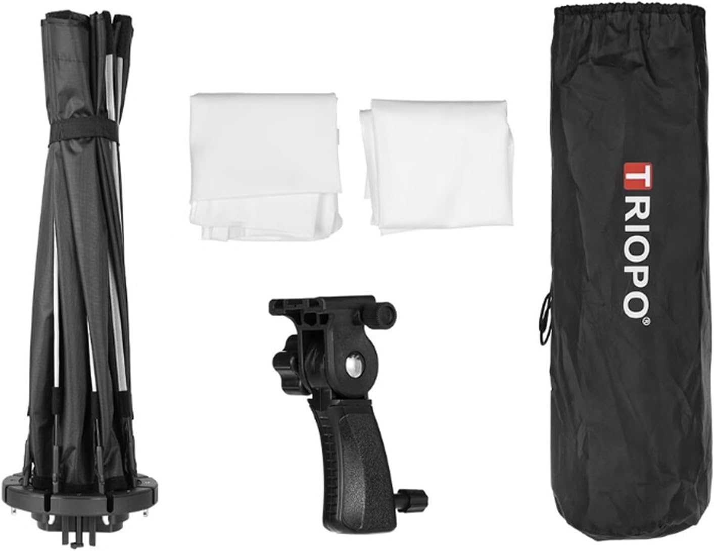 Triopo KX55 Soft Box 21.6in55cm Octágono Paraguas Fotografía Softbox para Godox V1 AD200Pro Cabeza Redonda Flash Speedlite Speedlight Soft Box