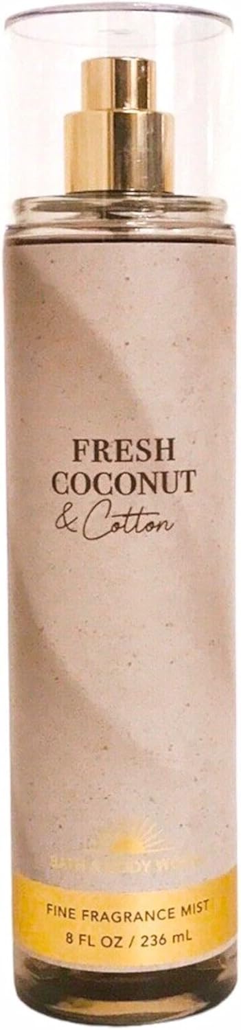 Bruma de perfume, colección de fragancias de gel de ducha (Bath & Body Fresh Coconut Cotton Mist, 8 onzas líquidas (paquete de 1)) Q