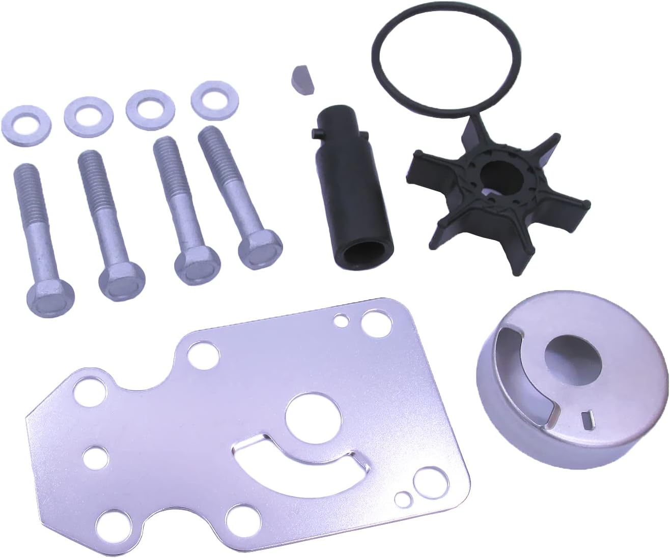 Motor de barco 69G-W0078-00 69G-W0078-01 69G-W0078-02 Kit de reparación de bomba de agua para Yamaha 8HP 9.9HP T8D T8E T8P T9.9G T9.9L T9.9X motor