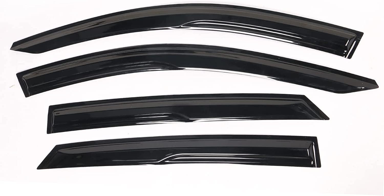 Juego de 4 viseras adhesivas para ventana, deflectores, protectores contra la lluvia, compatible con Honda Civic 94944 2006-2011