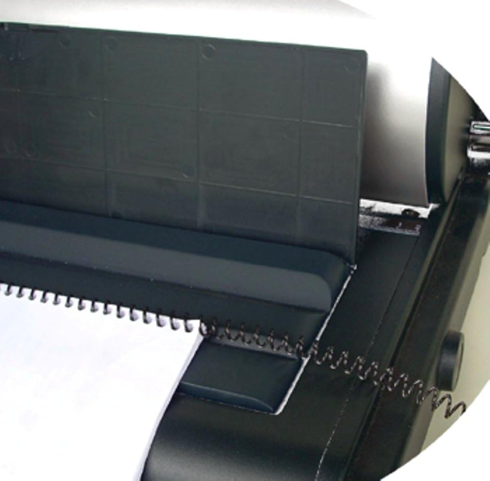 Tamerica TCC-SP41 Máquina de encuadernación en espiral resistente con pasadores totalmente desacoplables, 20 hojas de papel de 20 libras máx.