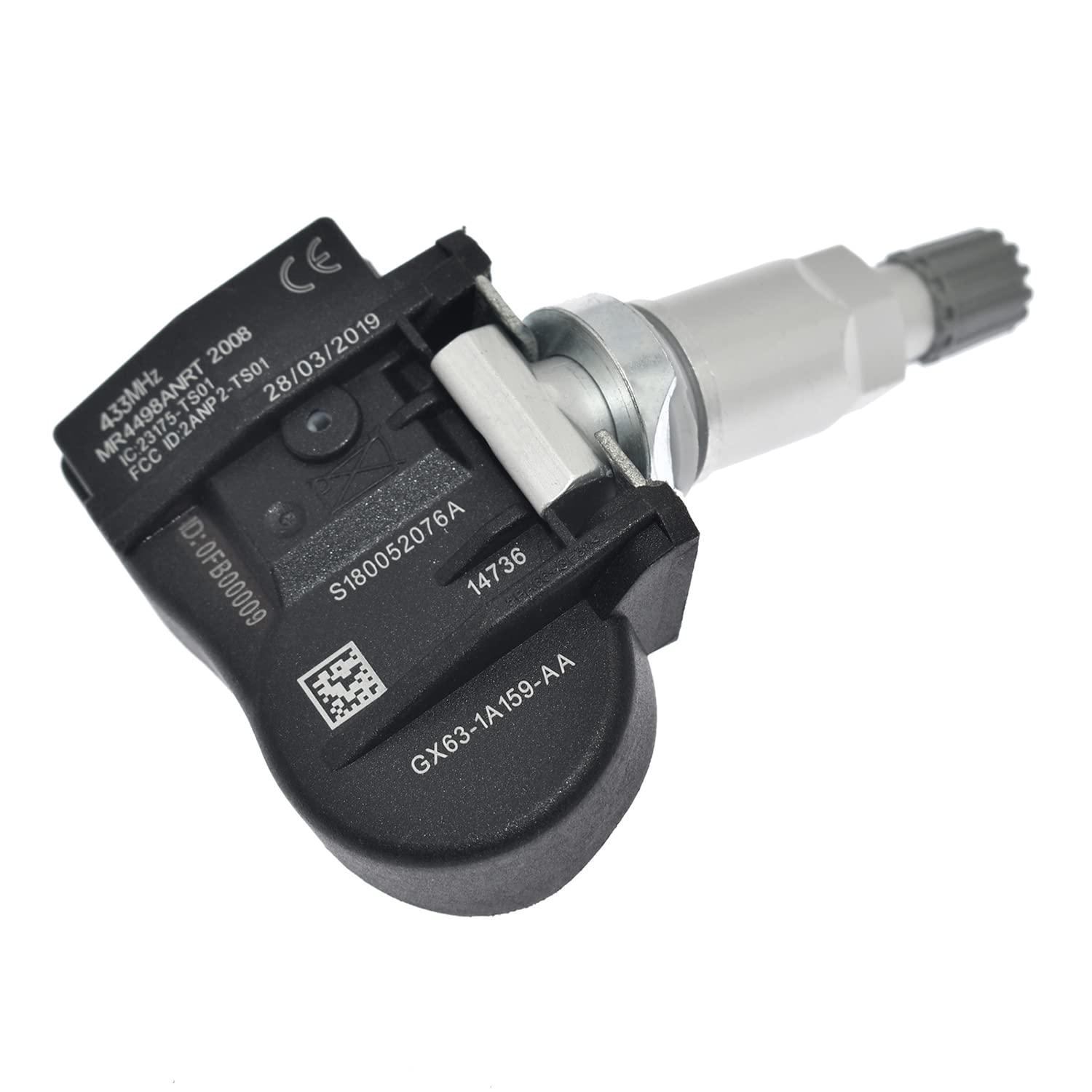 Sensor de presión de neumáticos XSJNFDC GX63-1A159-AA LR070840 TPMS para 2014-2015 Evoque GX631A159AA 433MHz