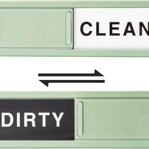 CONMOTO Imán para lavavajillas con texto en inglés “Clean Dirty”, imán de limpieza sucia para lavavajillas, letrero de imanes fuertes que no se CONMOTO Imán para lavavajillas con texto en inglés “Clean Dirty”, imán de limpieza sucia para lavavajillas, letrero de imanes fuertes que no se