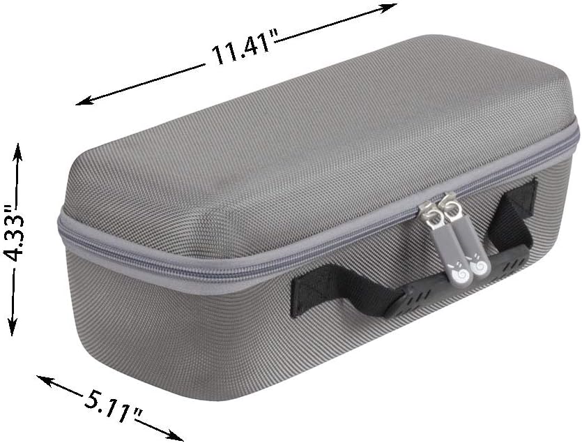 Hermitshell Funda de viaje para JBL Charge 4JBL Charge 5 Altavoz Bluetooth inalámbrico portátil impermeable (gris)